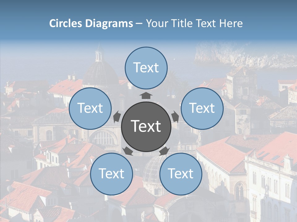 Roof Europe Dubrovnik PowerPoint Template