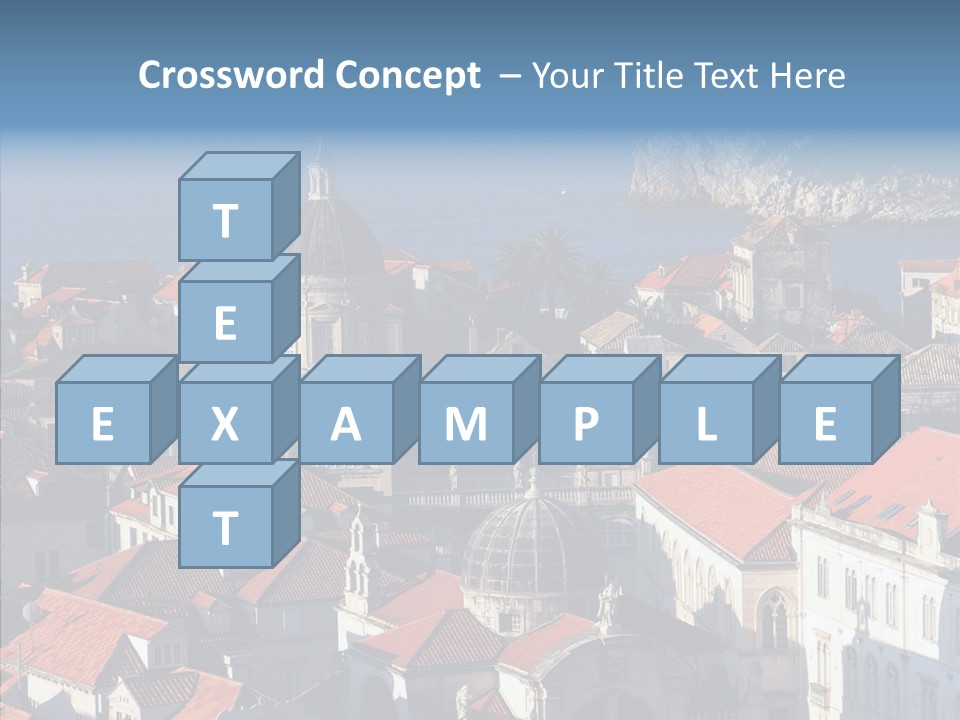 Roof Europe Dubrovnik PowerPoint Template