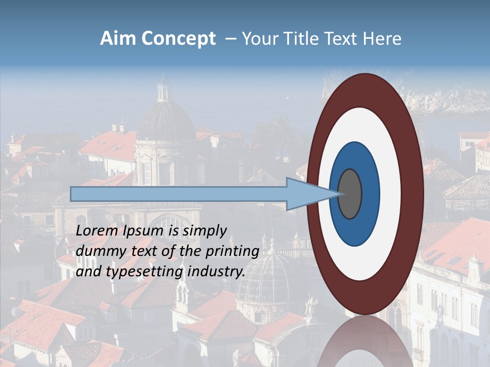 Roof Europe Dubrovnik PowerPoint Template