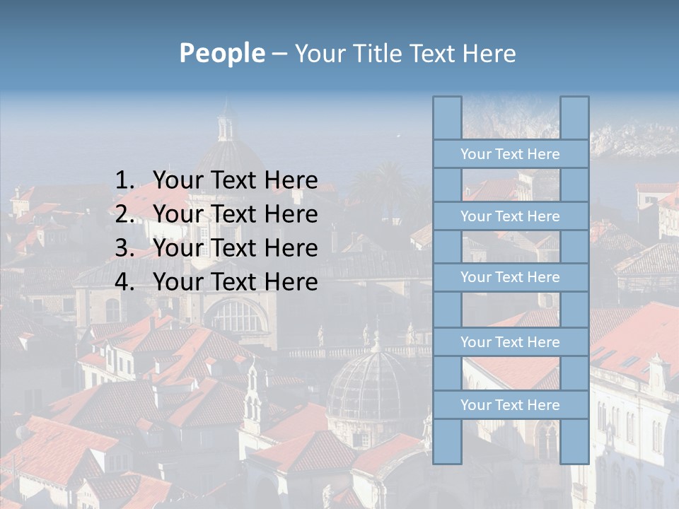 Roof Europe Dubrovnik PowerPoint Template