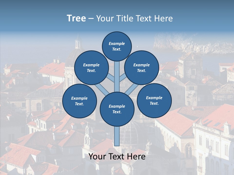 Roof Europe Dubrovnik PowerPoint Template