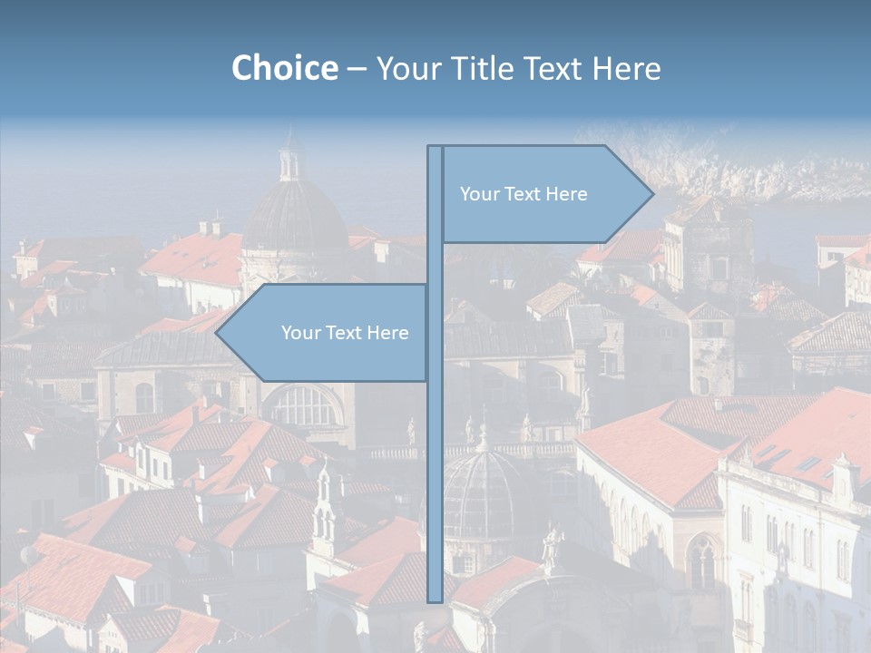 Roof Europe Dubrovnik PowerPoint Template