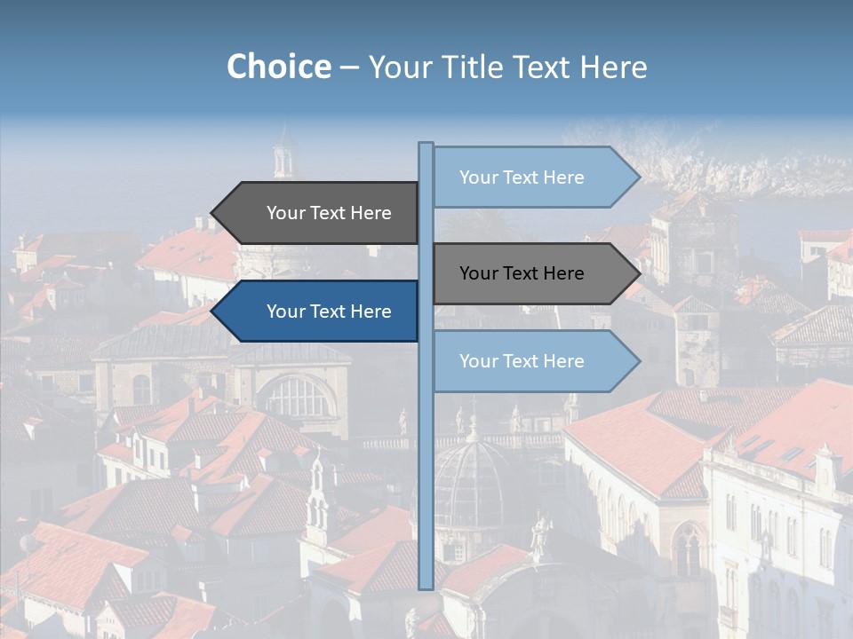Roof Europe Dubrovnik PowerPoint Template