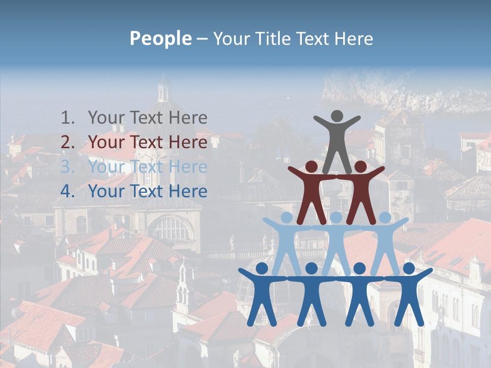 Roof Europe Dubrovnik PowerPoint Template