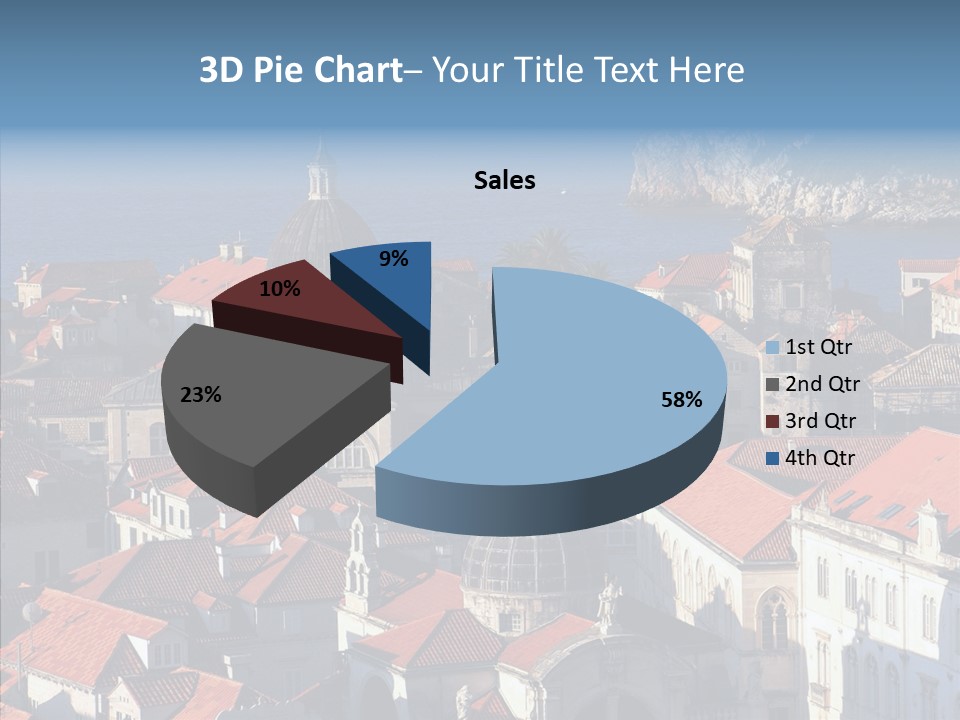 Roof Europe Dubrovnik PowerPoint Template