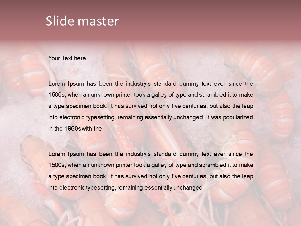 Dining Ethnic Garnish PowerPoint Template