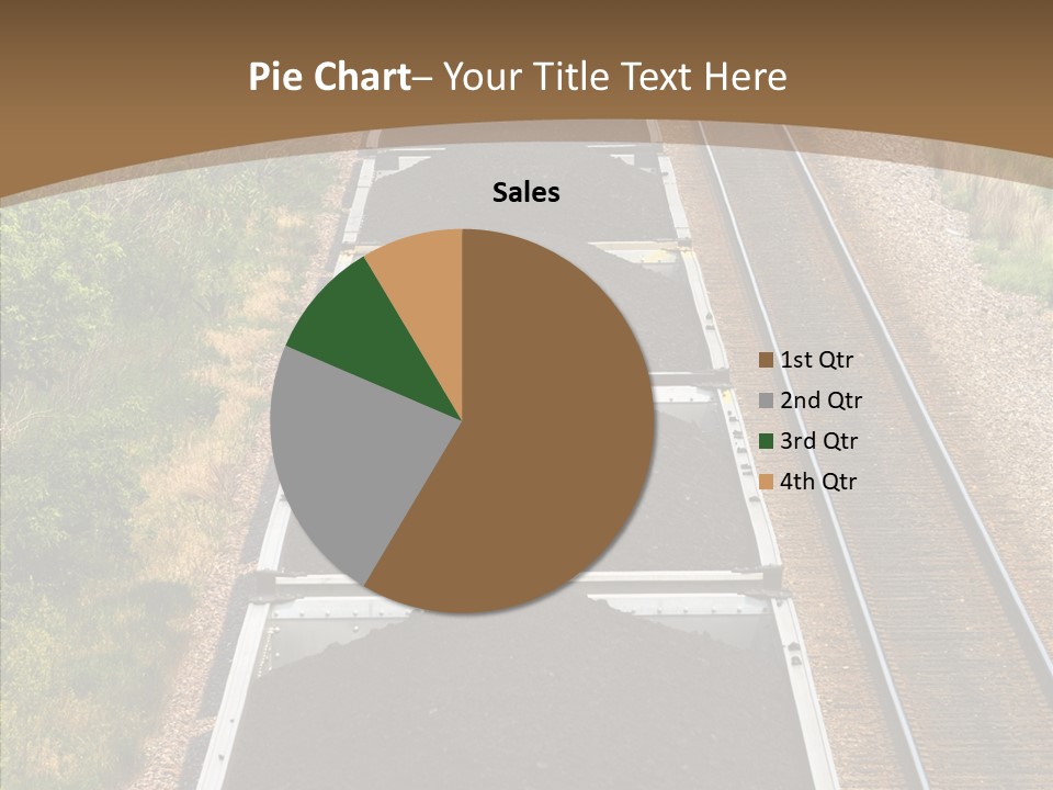Railway Tracks Transport PowerPoint Template