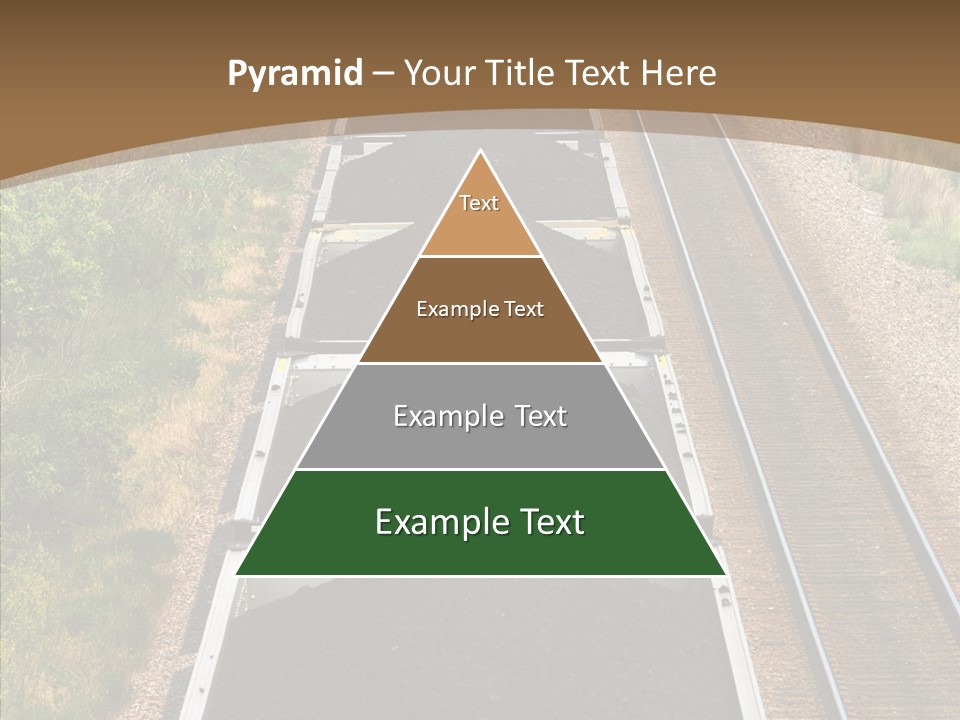 Railway Tracks Transport PowerPoint Template
