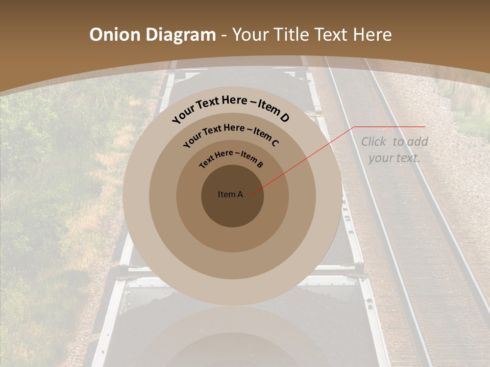 Railway Tracks Transport PowerPoint Template