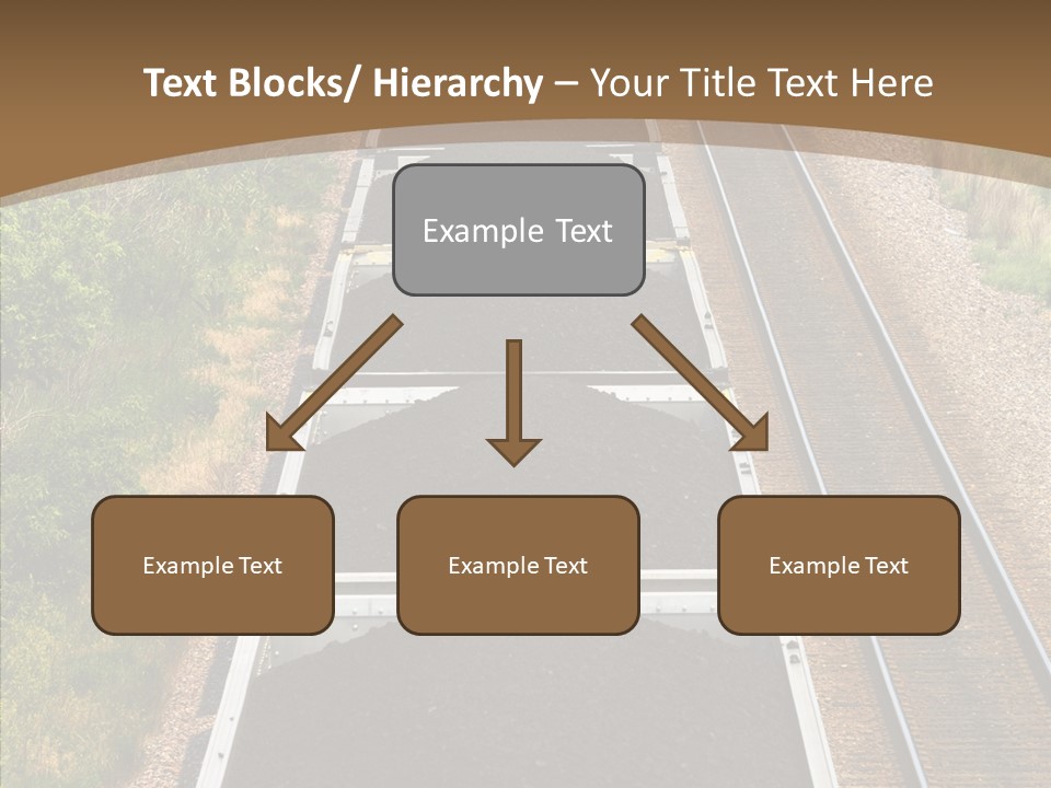Railway Tracks Transport PowerPoint Template