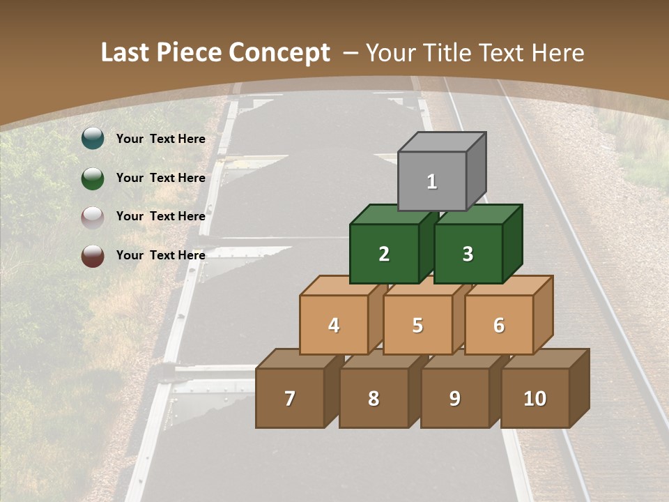 Railway Tracks Transport PowerPoint Template
