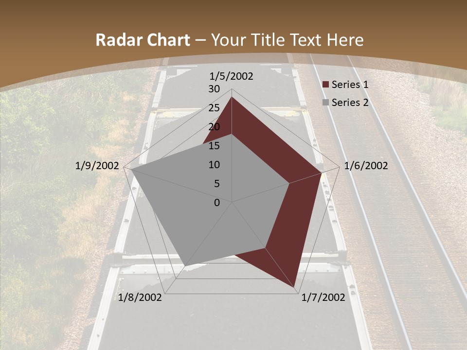 Railway Tracks Transport PowerPoint Template