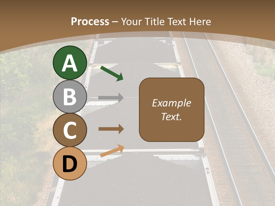 Railway Tracks Transport PowerPoint Template