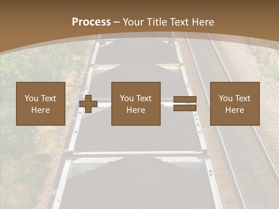 Railway Tracks Transport PowerPoint Template