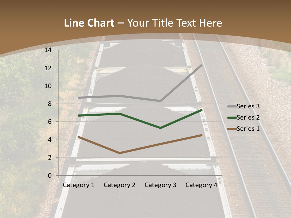 Railway Tracks Transport PowerPoint Template