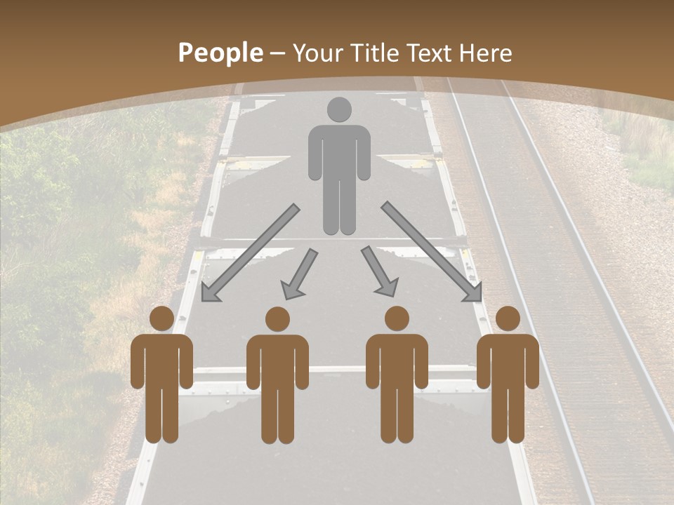 Railway Tracks Transport PowerPoint Template