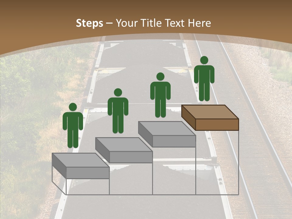 Railway Tracks Transport PowerPoint Template