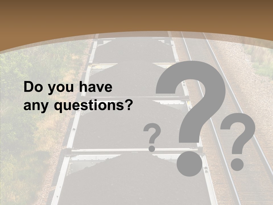 Railway Tracks Transport PowerPoint Template