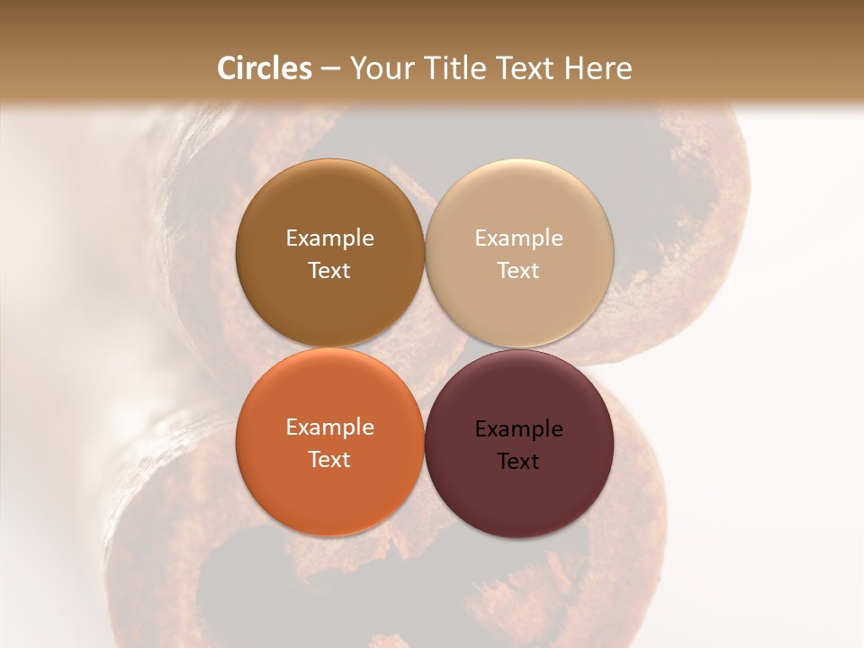 Brown Gourmet Stick PowerPoint Template