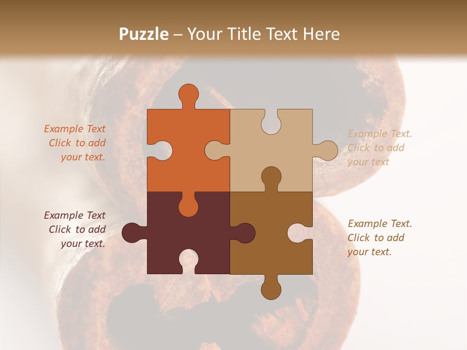 Brown Gourmet Stick PowerPoint Template
