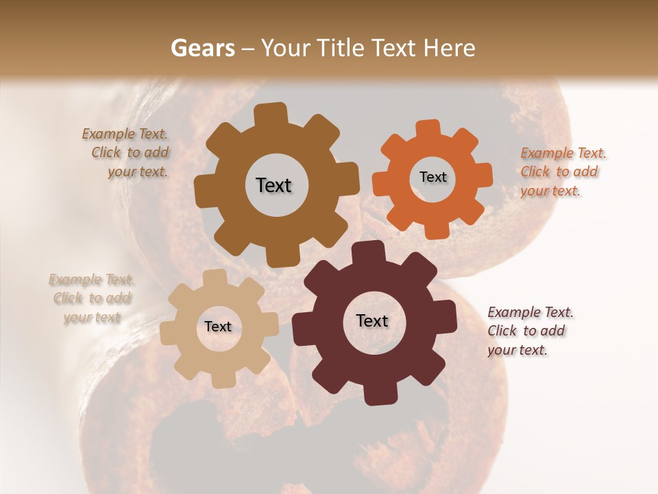 Brown Gourmet Stick PowerPoint Template