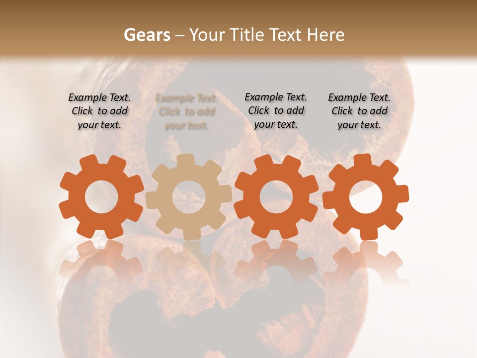 Brown Gourmet Stick PowerPoint Template