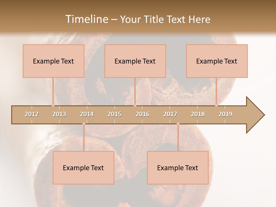 Brown Gourmet Stick PowerPoint Template