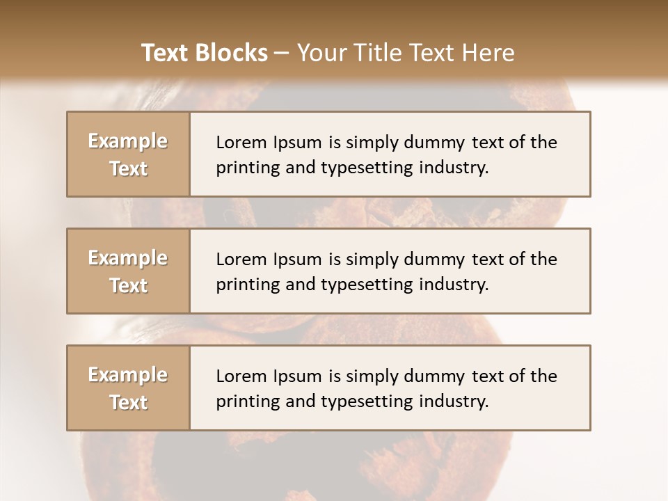 Brown Gourmet Stick PowerPoint Template