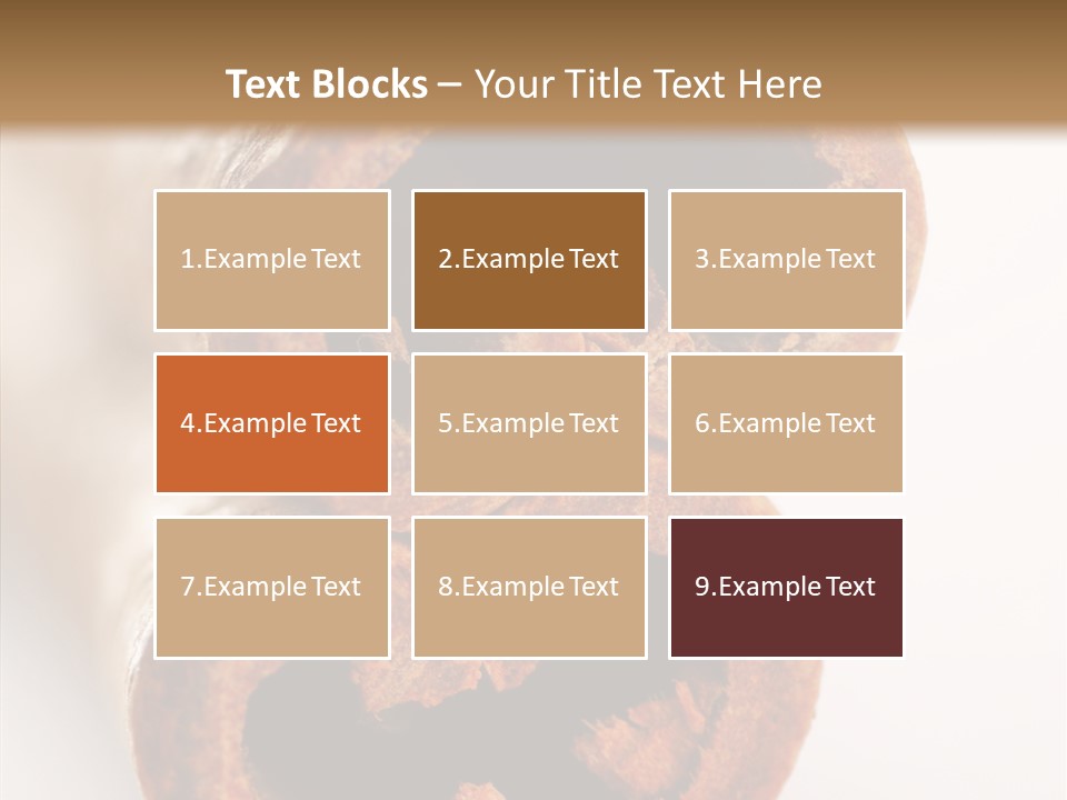 Brown Gourmet Stick PowerPoint Template