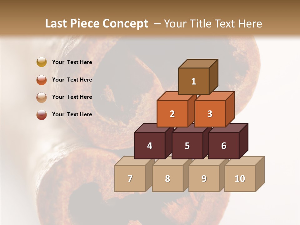 Brown Gourmet Stick PowerPoint Template