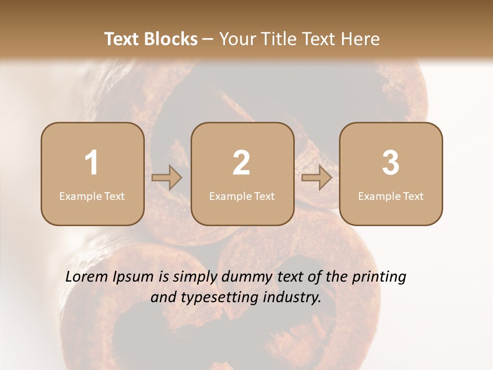 Brown Gourmet Stick PowerPoint Template