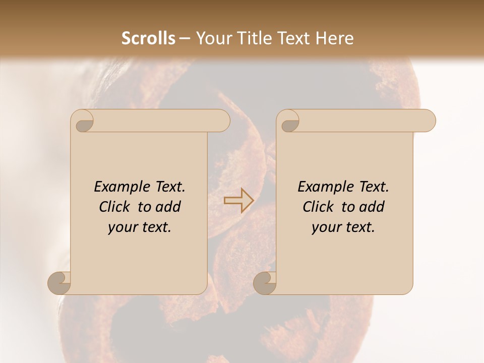 Brown Gourmet Stick PowerPoint Template