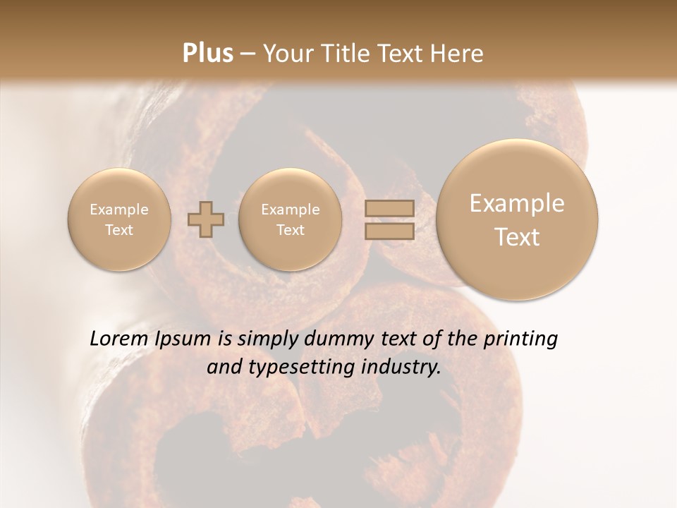Brown Gourmet Stick PowerPoint Template