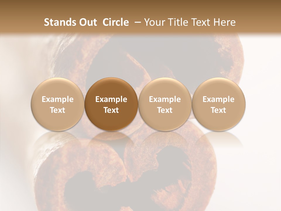 Brown Gourmet Stick PowerPoint Template