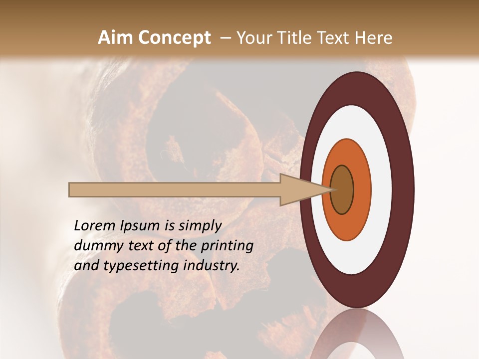 Brown Gourmet Stick PowerPoint Template