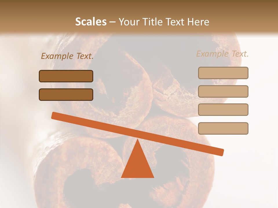 Brown Gourmet Stick PowerPoint Template