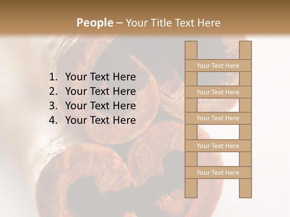Brown Gourmet Stick PowerPoint Template
