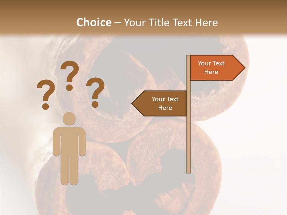Brown Gourmet Stick PowerPoint Template