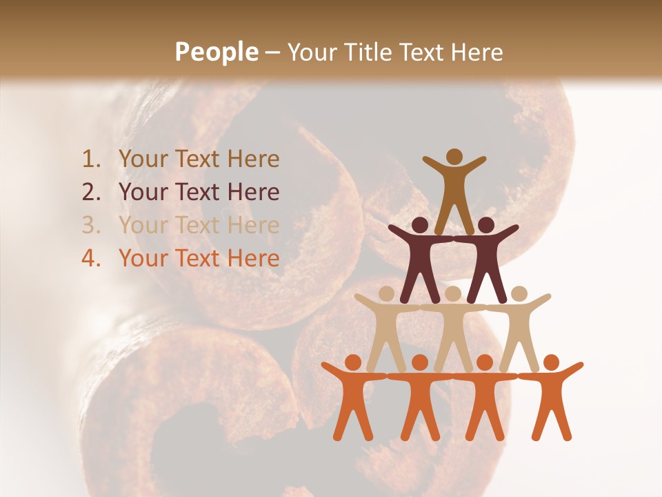 Brown Gourmet Stick PowerPoint Template
