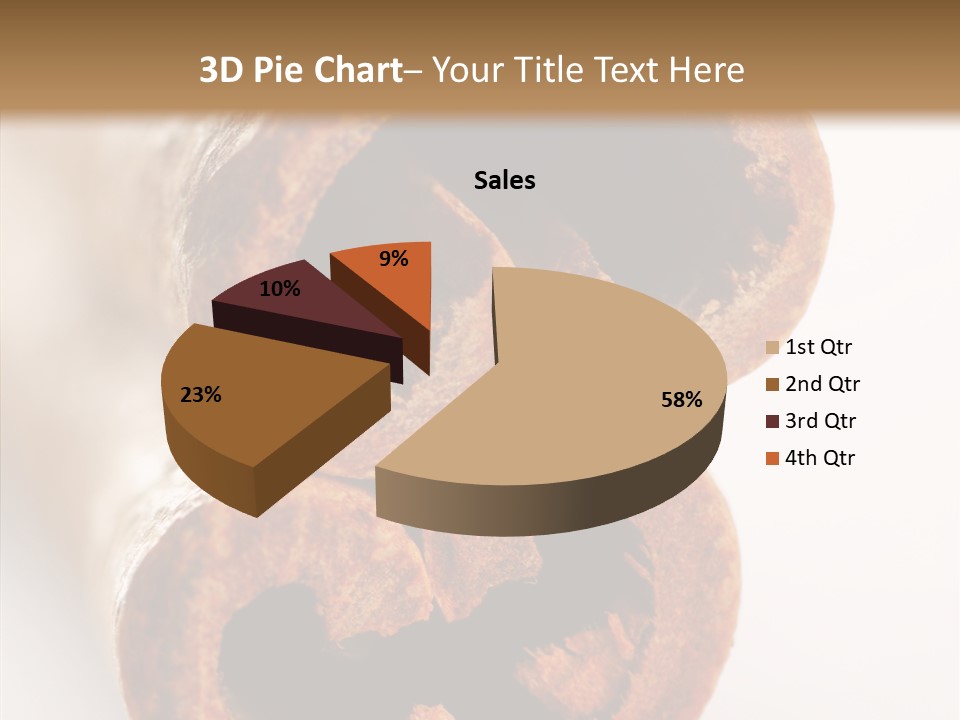Brown Gourmet Stick PowerPoint Template