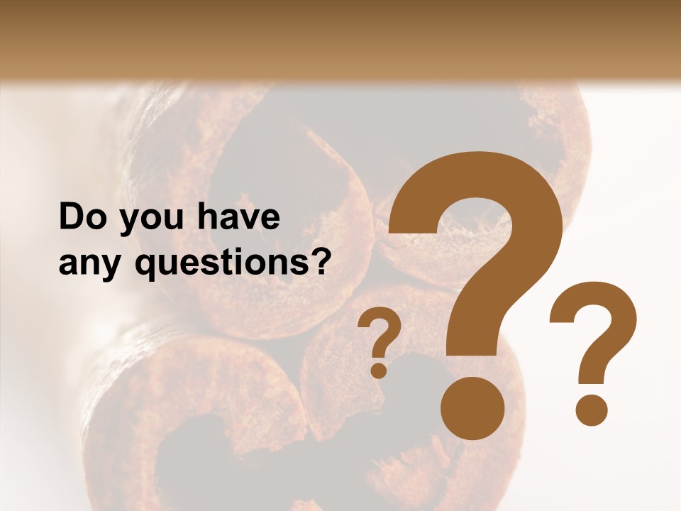 Brown Gourmet Stick PowerPoint Template