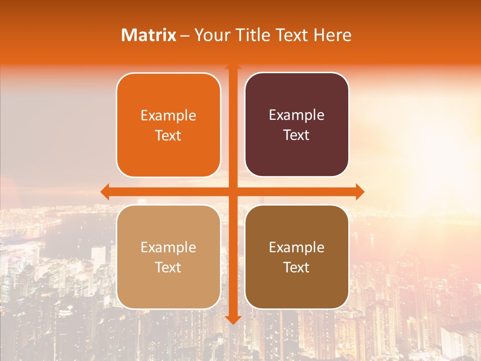 River Center Harbour PowerPoint Template