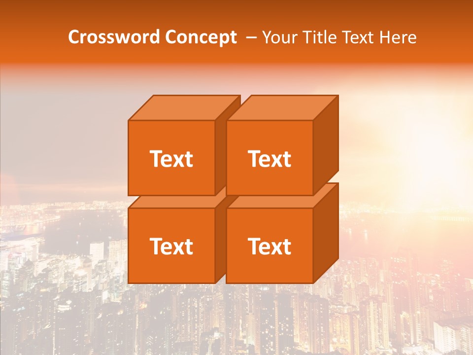 River Center Harbour PowerPoint Template