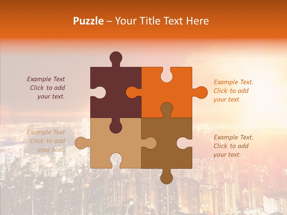 River Center Harbour PowerPoint Template