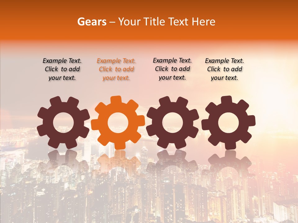 River Center Harbour PowerPoint Template