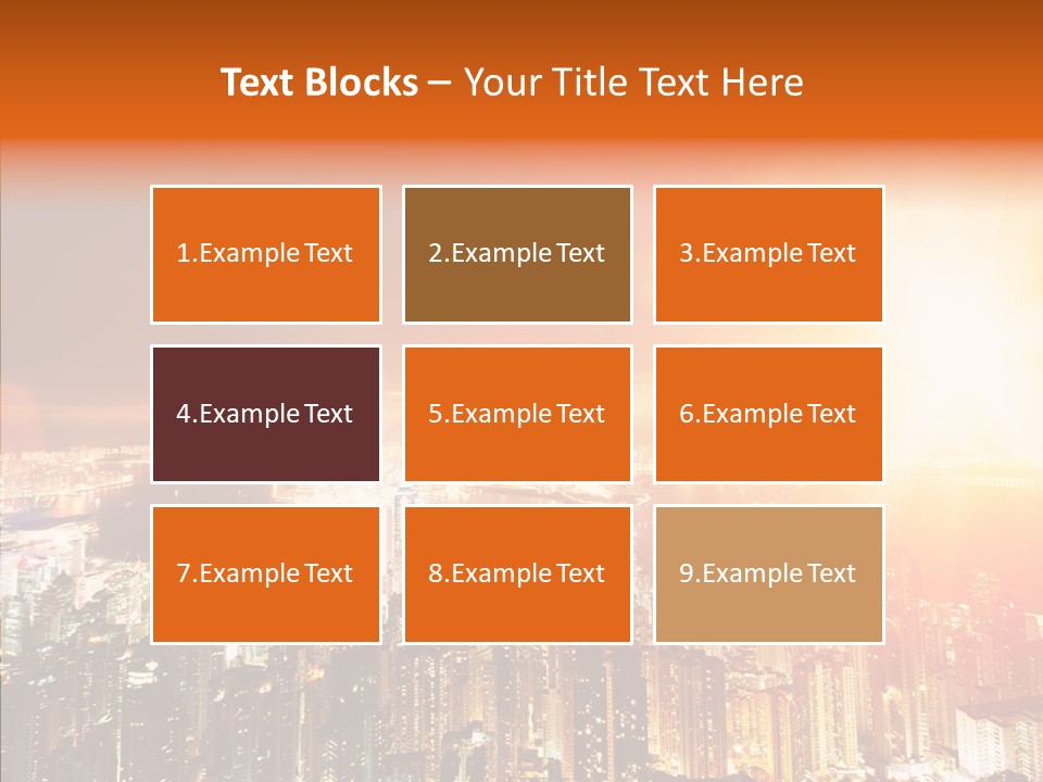 River Center Harbour PowerPoint Template