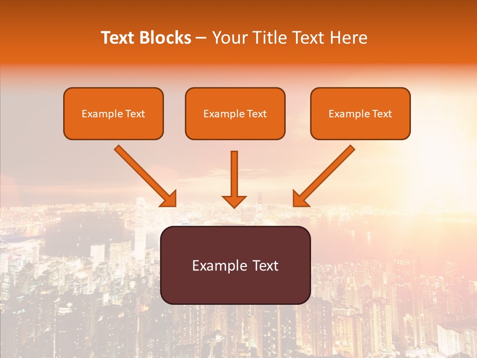 River Center Harbour PowerPoint Template