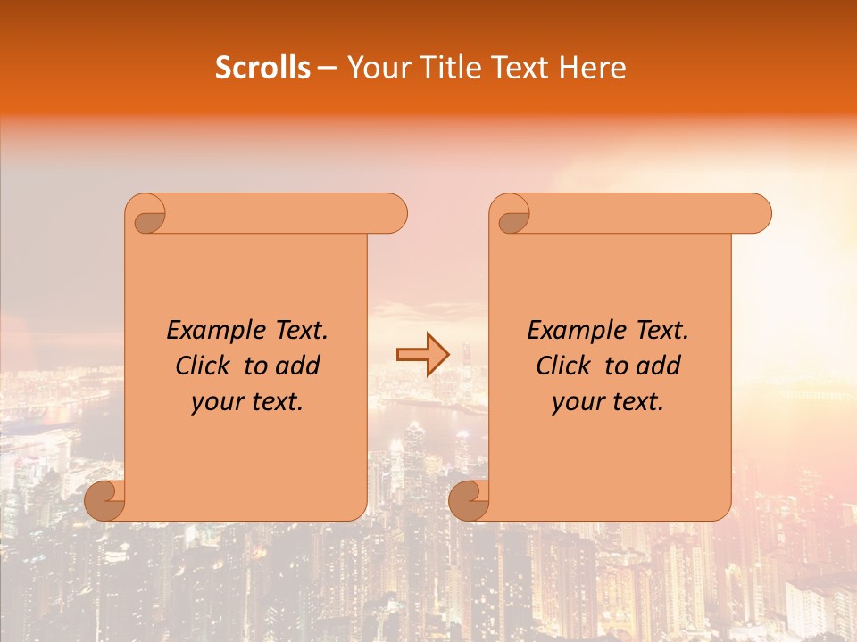 River Center Harbour PowerPoint Template