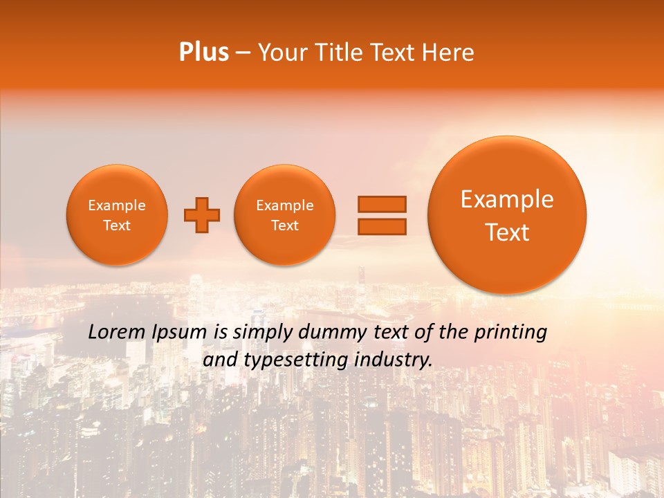 River Center Harbour PowerPoint Template