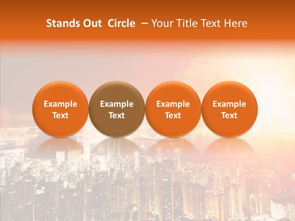 River Center Harbour PowerPoint Template